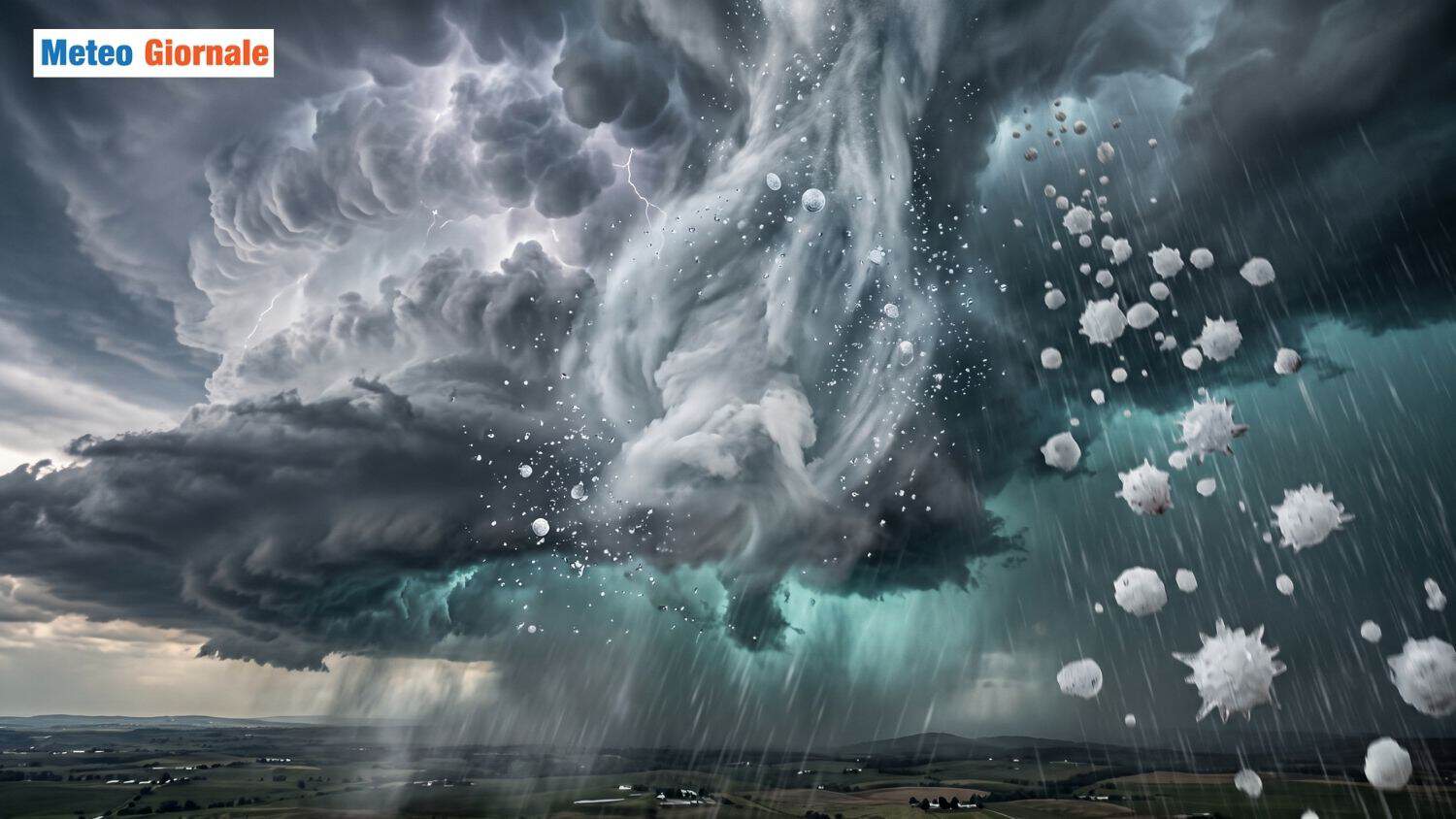 Grandine grossa: come riesce a crescere dentro una nube