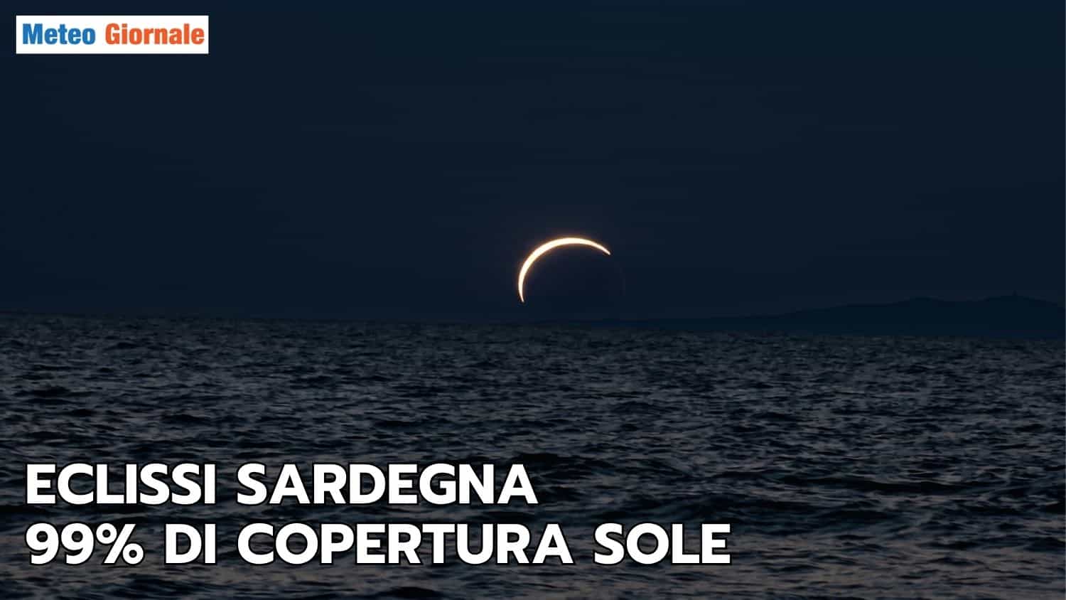 Eclissi, la Sardegna sfiora il 99%: Italia col naso all’insù