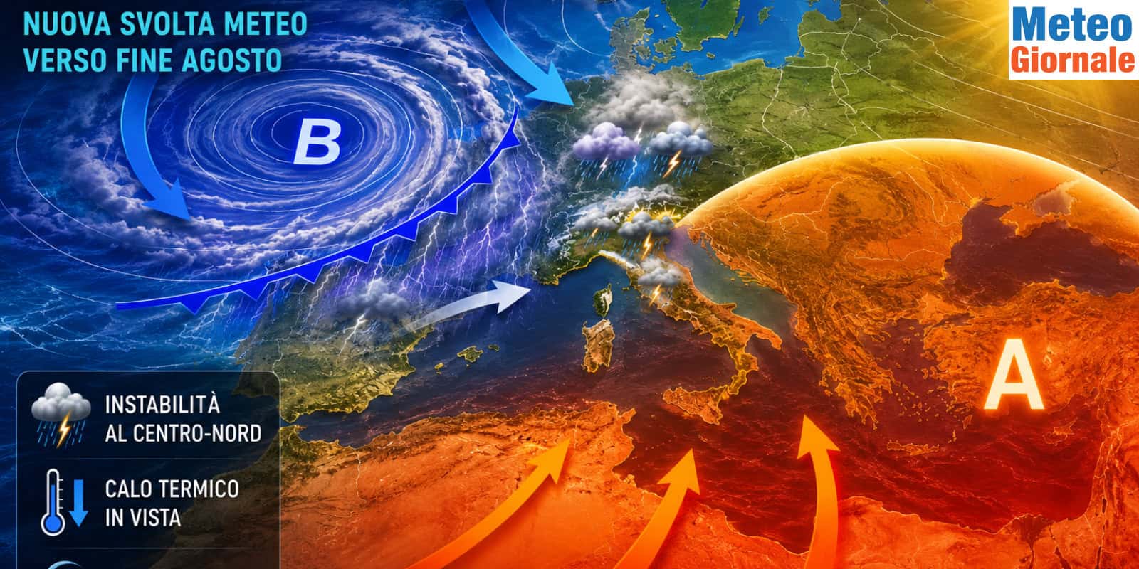 Fine agosto, i modelli intravedono una nuova svolta: possibile crisi dell’estate