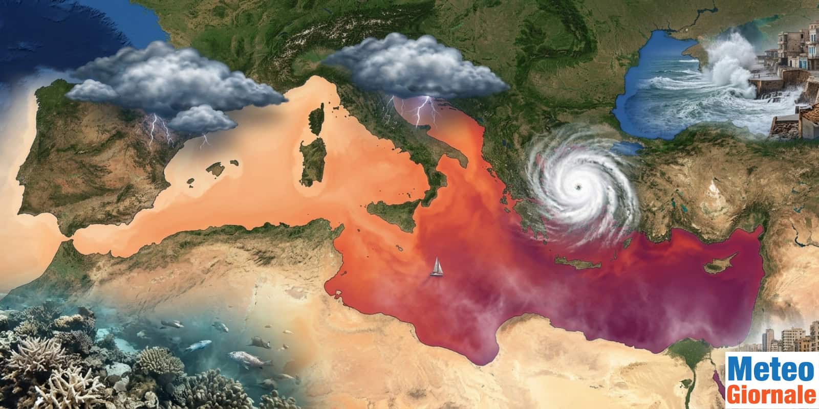 Mediterraneo rovente, superati i 30°C: cosa può succedere adesso e in Autunno