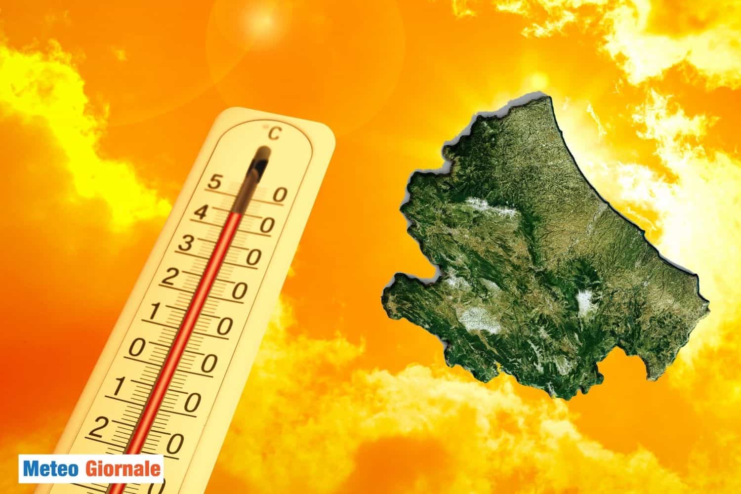 Meteo Abruzzo, la bolla africana riporta il caldo intenso
