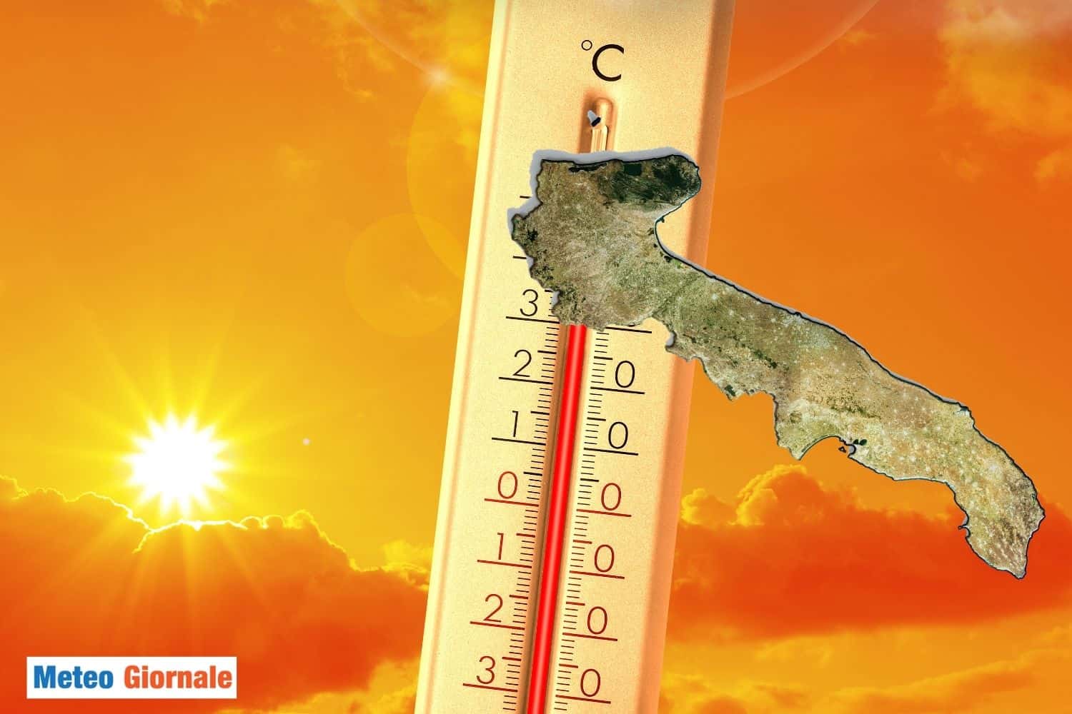 Meteo Puglia, picco di calura sino a 42 gradi