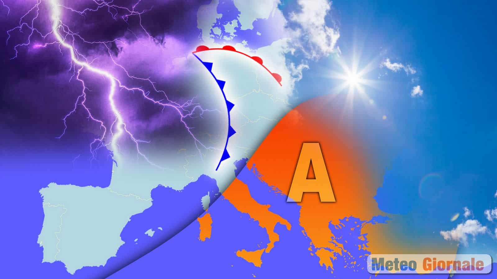 Meteo, il caldo punta ai 45°C ma al Nord arriva la tempesta