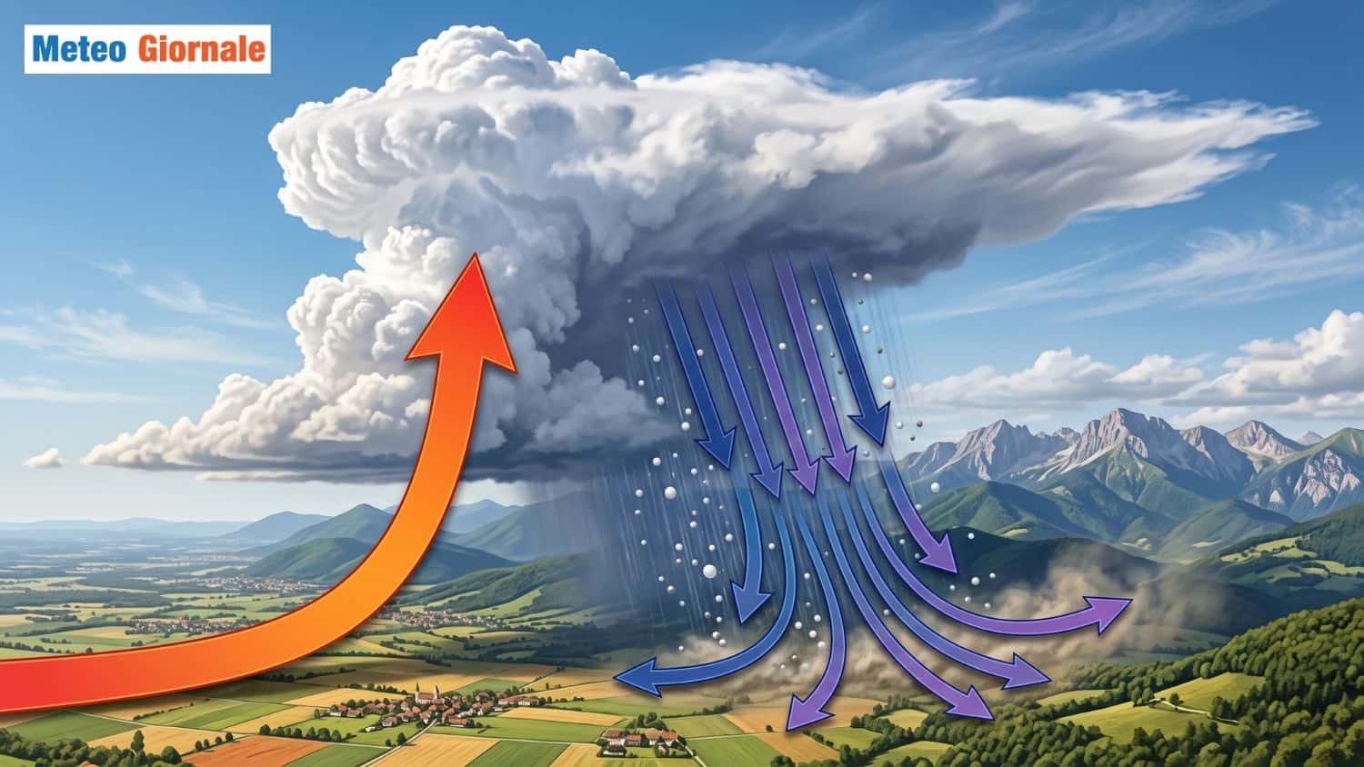 Temporali di calore, perché esplodono sotto l’anticiclone africano