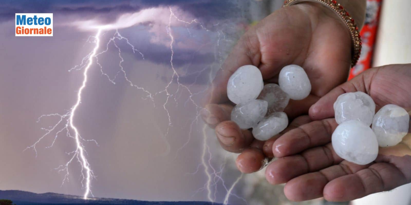 Sfuriata di temporali tra 6 e 7 Agosto con grandine