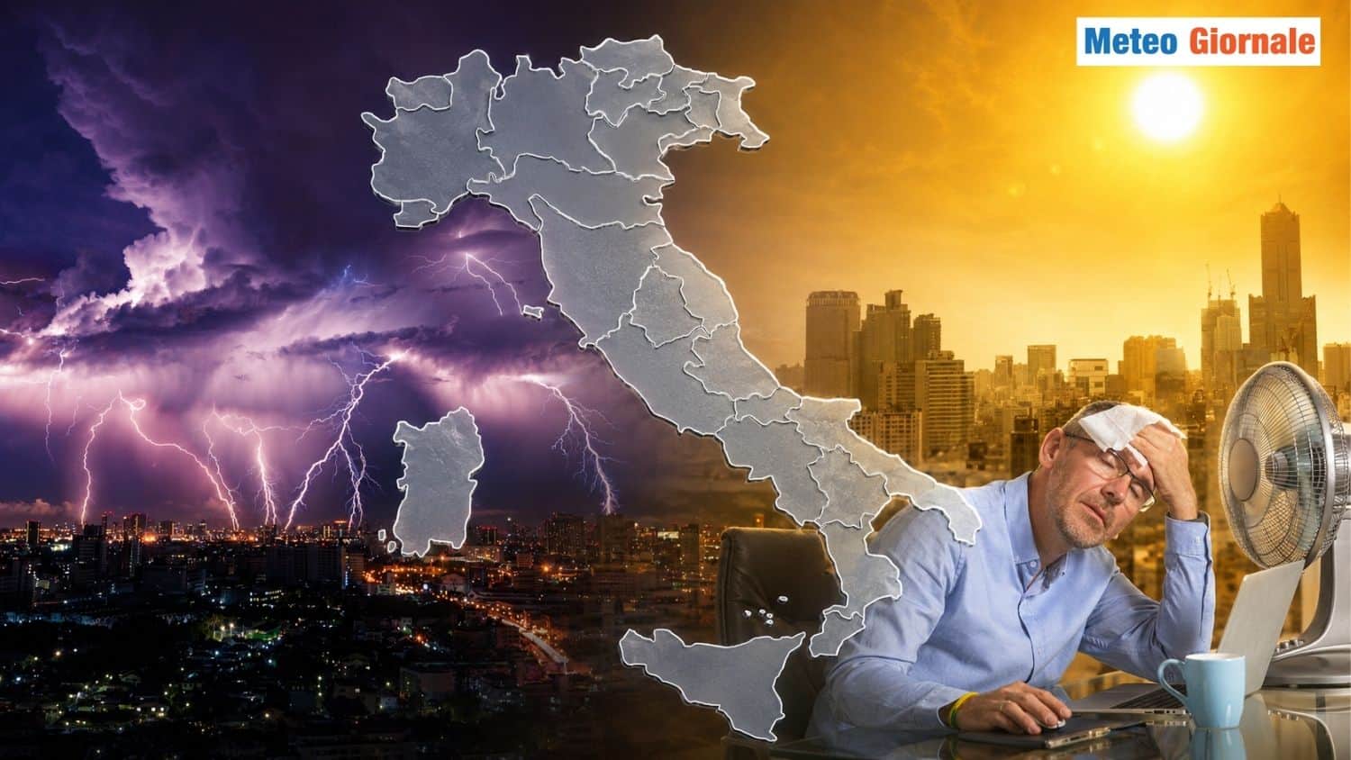 Settembre: temporali frequenti su 12 Regioni. Caldo anomalo diffuso