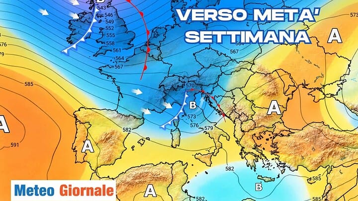 Le piogge nella prossima settimana, 14/20 Settembre: ecco dove di più