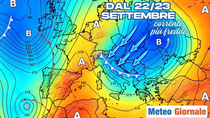 Settembre: ipotesi di azione da Est e autunno più freddo in terza decade