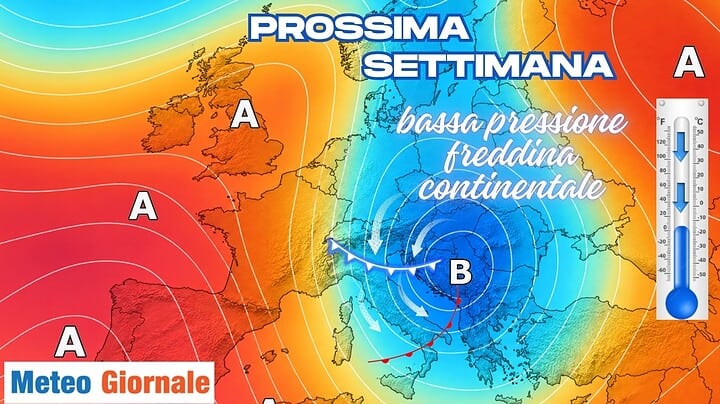 Più freddo in arrivo la prossima settimana: ecco le aree coinvolte