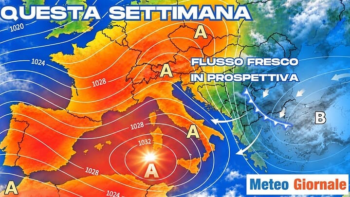 Senza pioggia tutta la settimana, poi cambia dal 5/6 ottobre