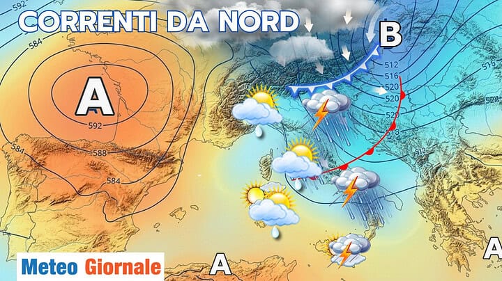 11/20 Settembre: più piogge e temperature miti, specie su queste aree