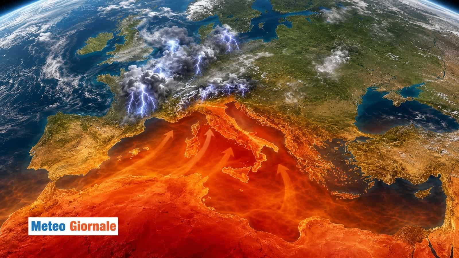 ECMWF vede la fine del caldo tra Giovedì 10 e Venerdì 11: cosa potrebbe succedere