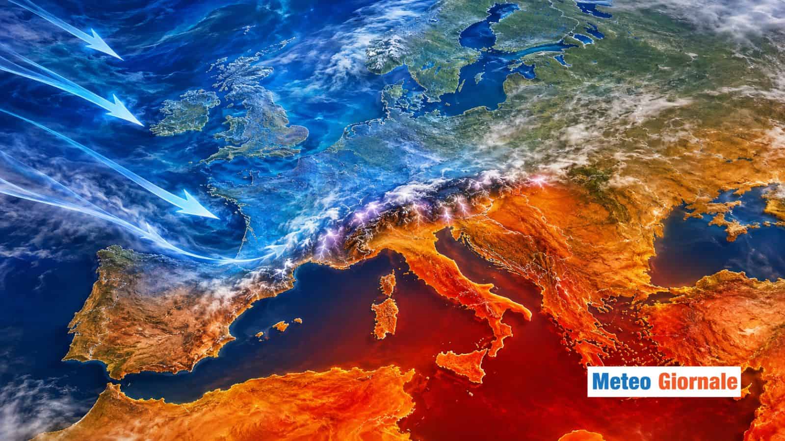 Cambia il pattern a livello europeo: le novità delle tendenze meteo a lungo termine