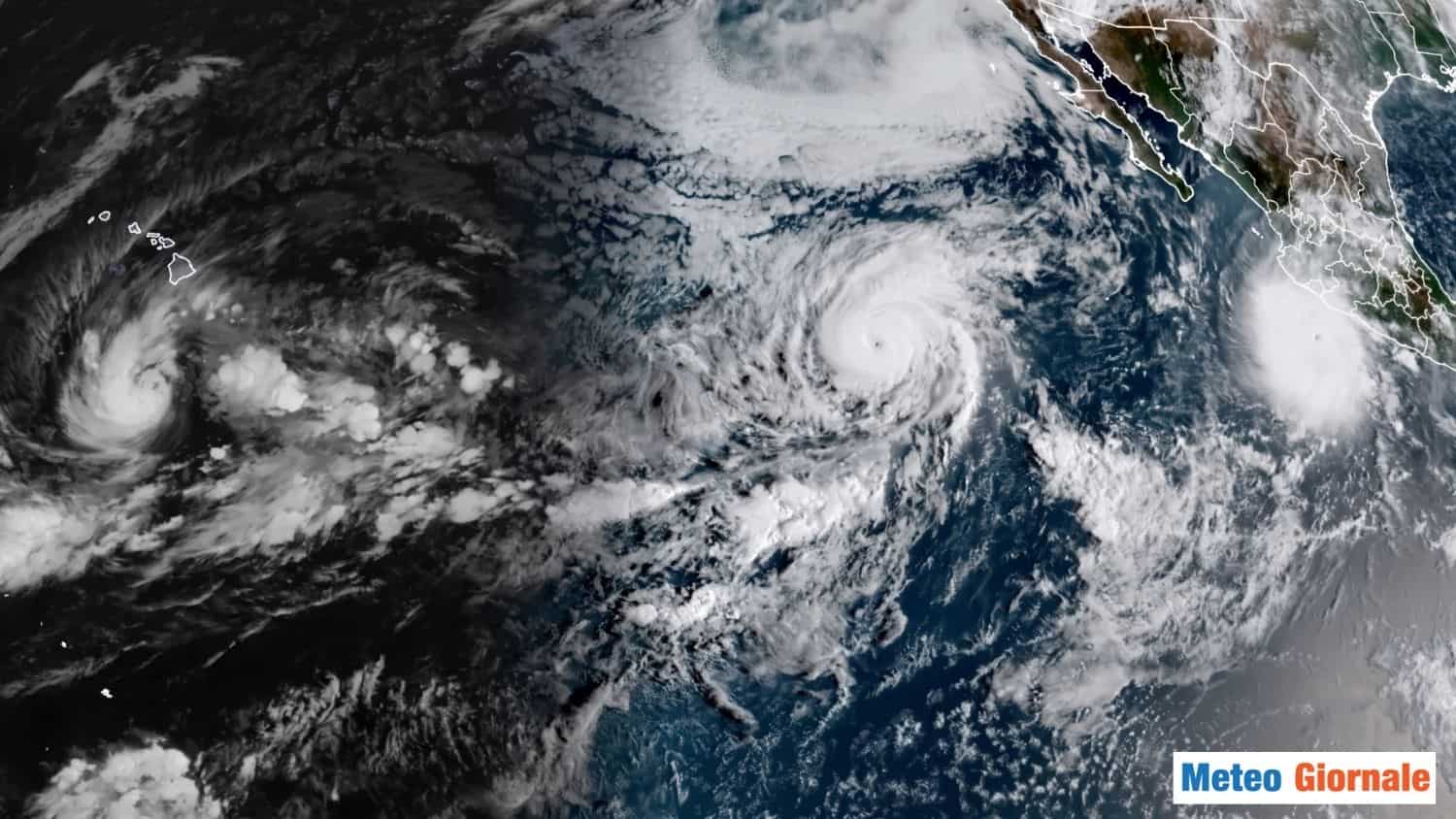 Tre Uragani nel Paficifico interessato da El Nino 27