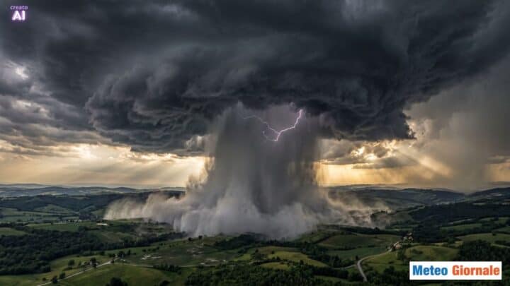 Allerta meteo arancione Giovedì 10 Settembre da Protezione Civile