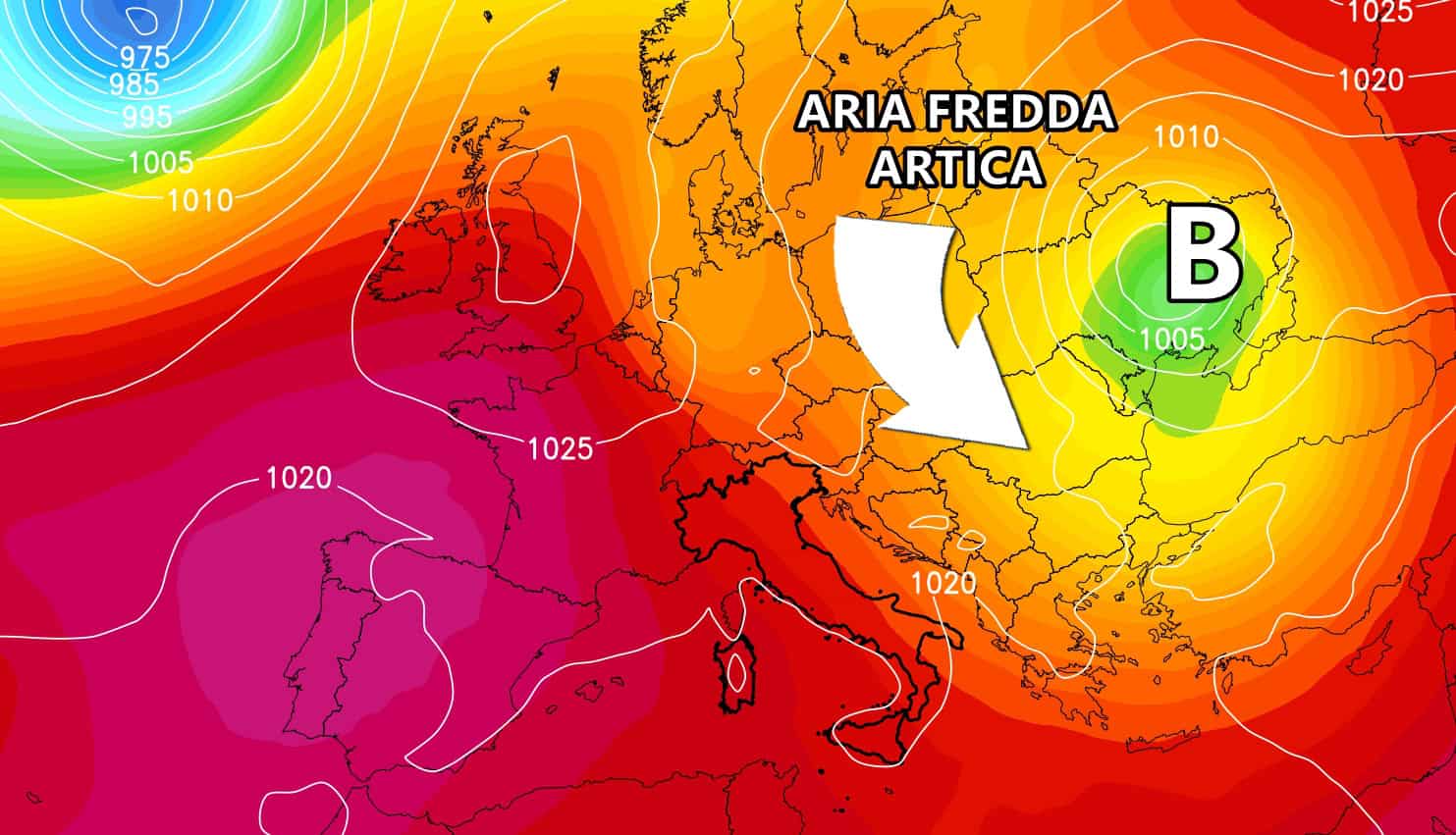 aria fredda europa