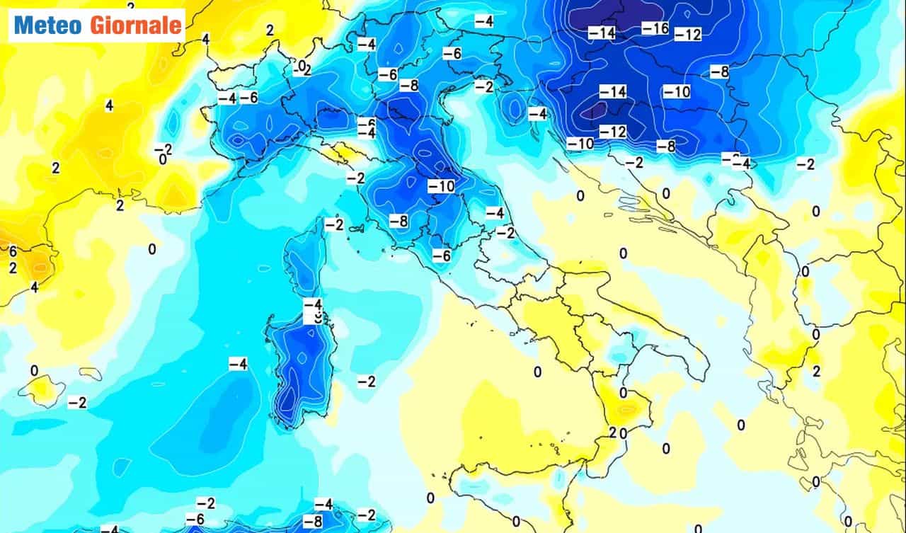 Il caldo insisterà solo al Sud, ma da Venerdì sarà spazzato via