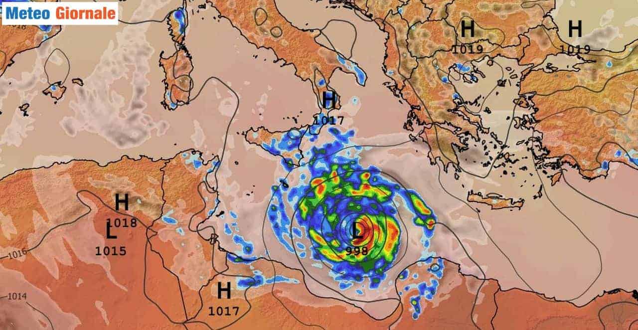 Sud Italia solo lambite dalla potenziale tempesta attesa la prossima settimana