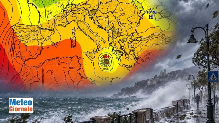 Spunta un TLC nel Mediterraneo, dove colpirà il ciclone simil-tropicale