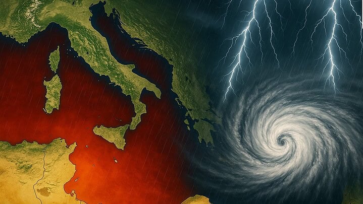 Mediterraneo bollente, nei modelli matematici spuntano vortici dalle caratteristiche tropicali