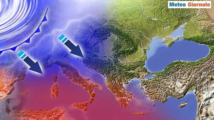 Caldo anomalo stop, da Mercoledì 9 crollo termico ed oltre 10 gradi in meno