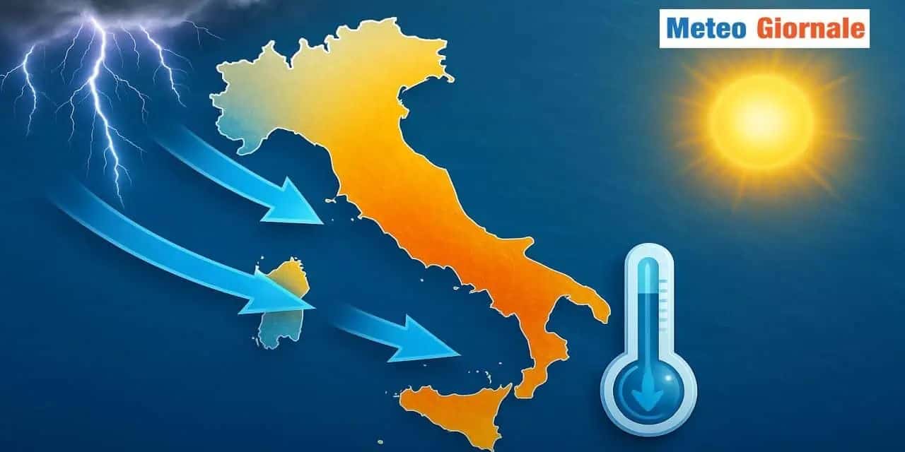 Dal caldo moderato ad un nuovo calo termico
