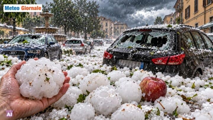 Grandine a ottobre in Italia, gli eventi maggiori