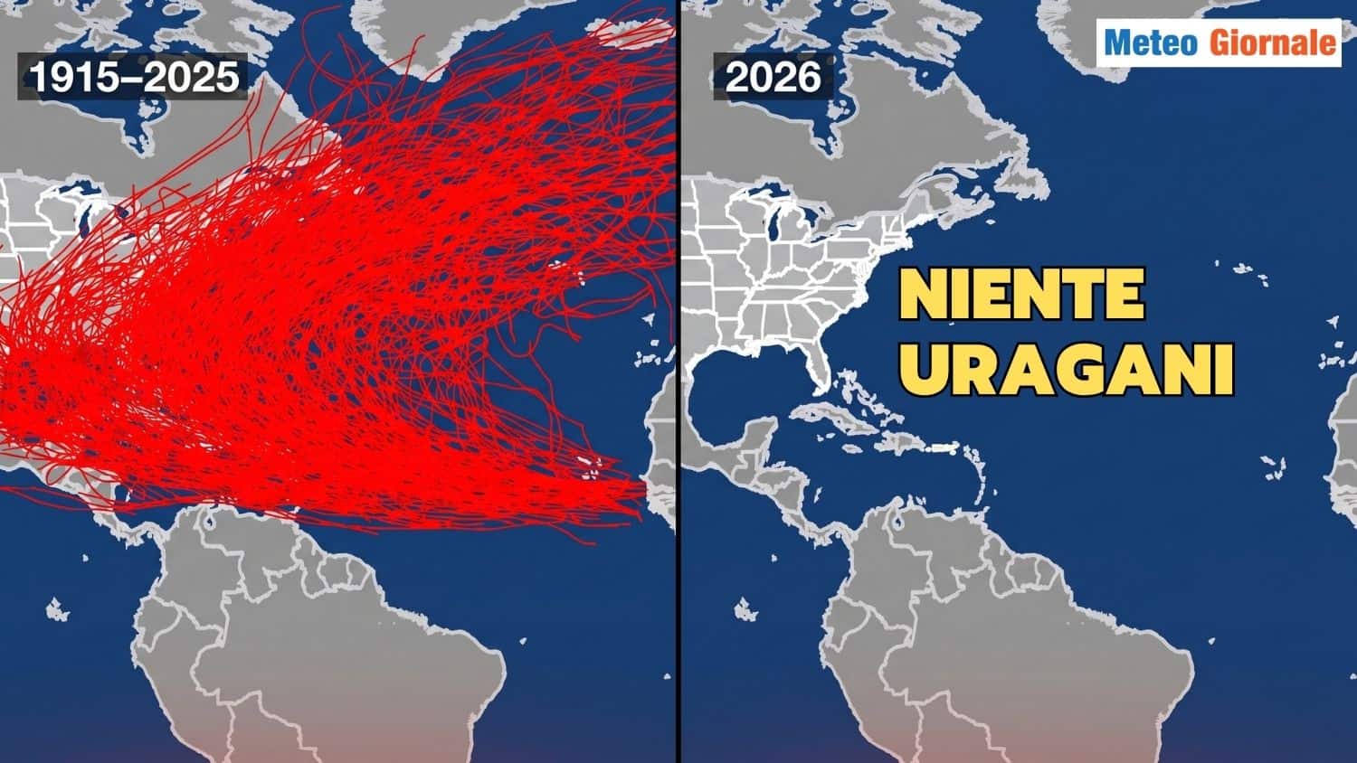 neinte uragani in atlantico per El Nino 27