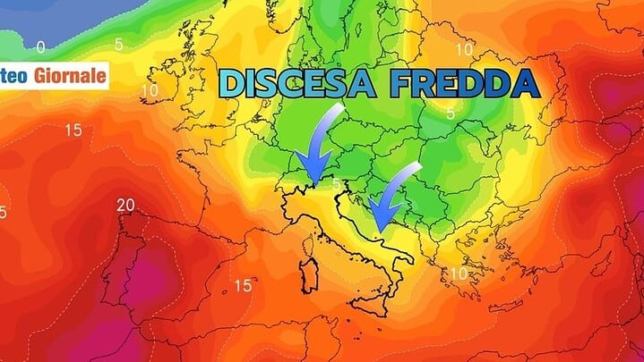 Primo freddo la prossima settimana, ecco dove calerà di più la temperatura