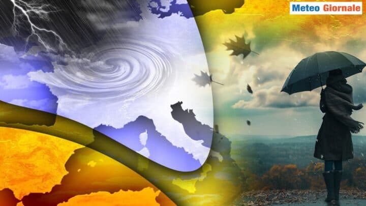Perturbazione da Mercoledì 16, riecco l’autunno con piogge e temporali