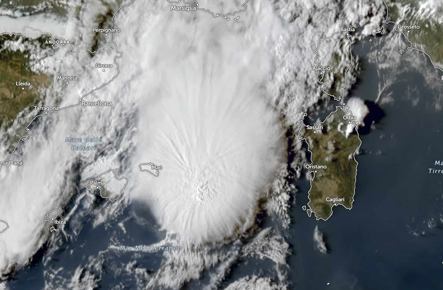 struttura temporalesca tra sardegna e baleari 9