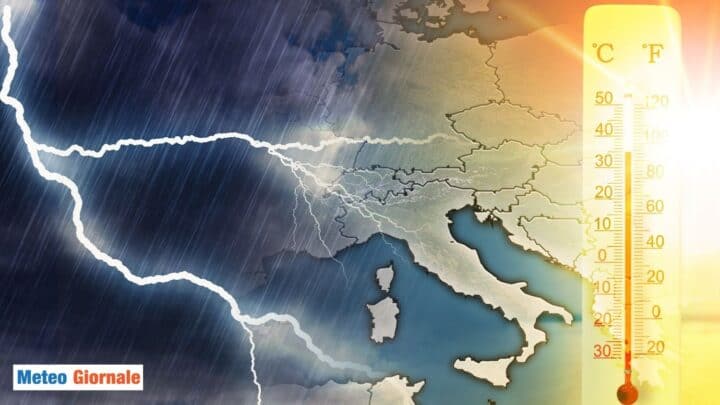 Temporali intensi novità già a metà settimana, dal 16