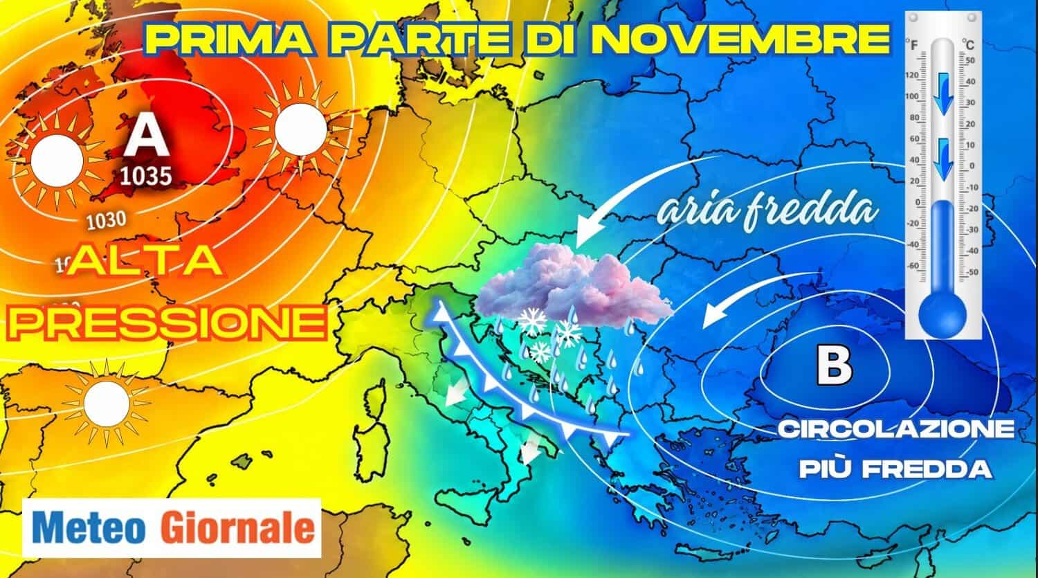 Prima parte di Novembre: prospettive più invernali che autunnali. I dettagli 1 23