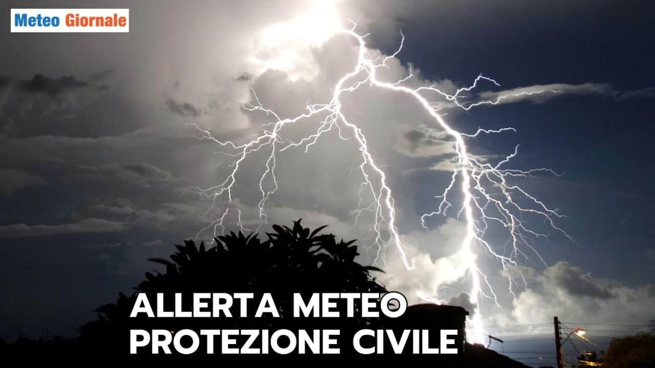 Allerta meteo della Protezione Civile hr