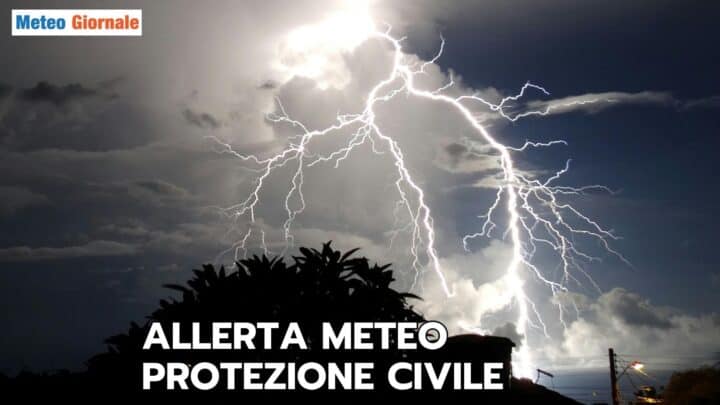 Allerta meteo della Protezione Civile hr