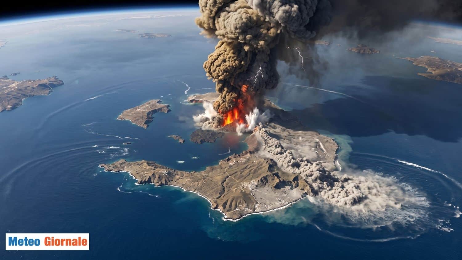 Supervulcani: dai Campi Flegrei a Santorini, cosa sono davvero 1 Esplosione storica del Super Vulcano di Santorini gtr