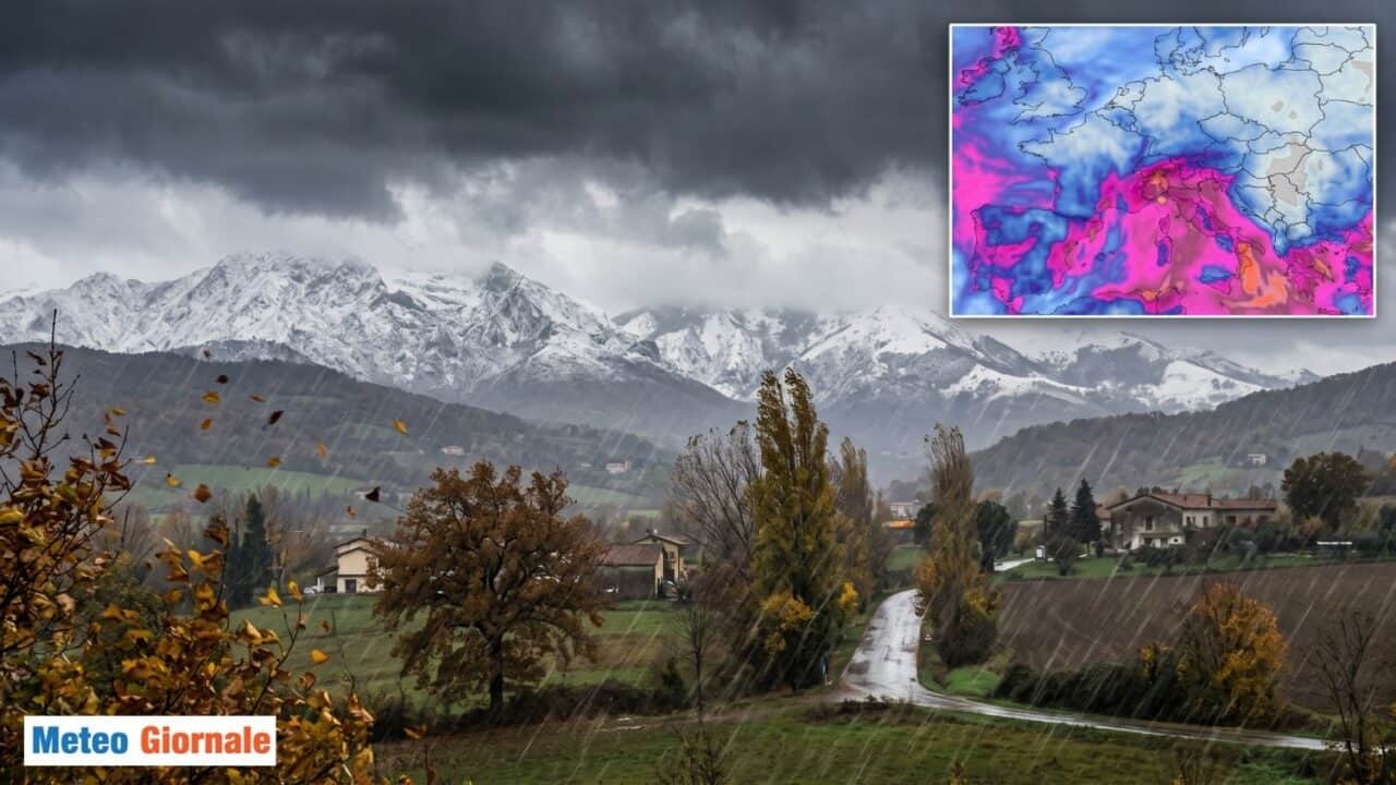 Meteo autunnale tardivo e consistente kh