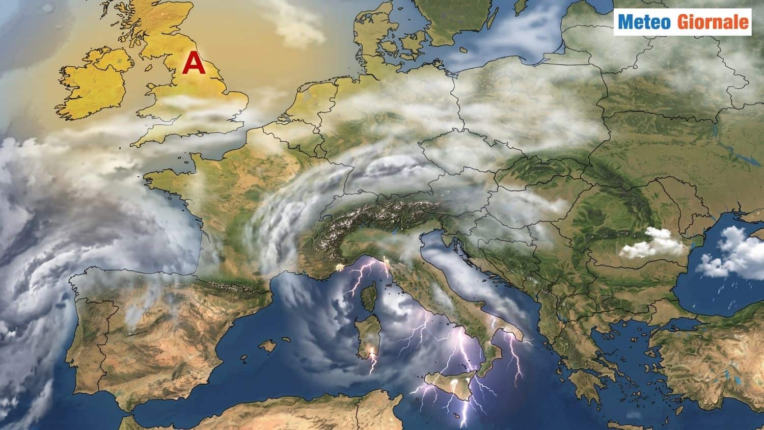 Arriva la goccia fredda: ECMWF, piogge da Domenica 18 Ottobre 1 Meteo che diventa autunnale in Italia a ph