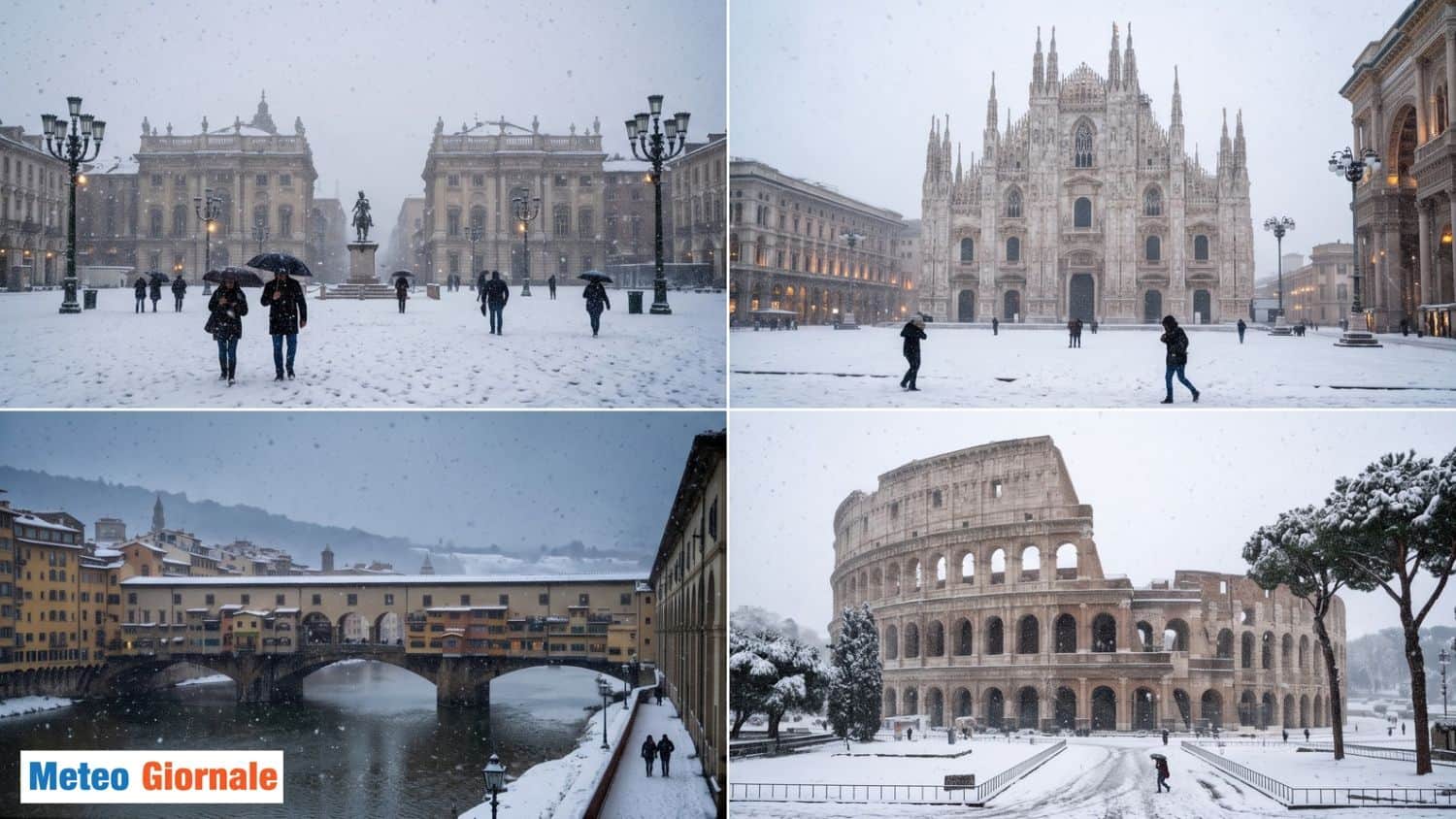 Grandi nevicate in pianura: per rivederle in Italia serve aria fredda da est 1 Neve in pianura perche le grandi nevicate sono sparite in Italia