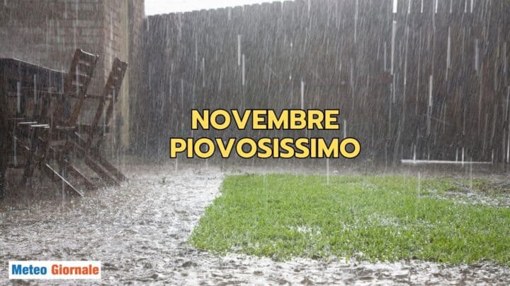 Novembre e il mese piu piovoso kh