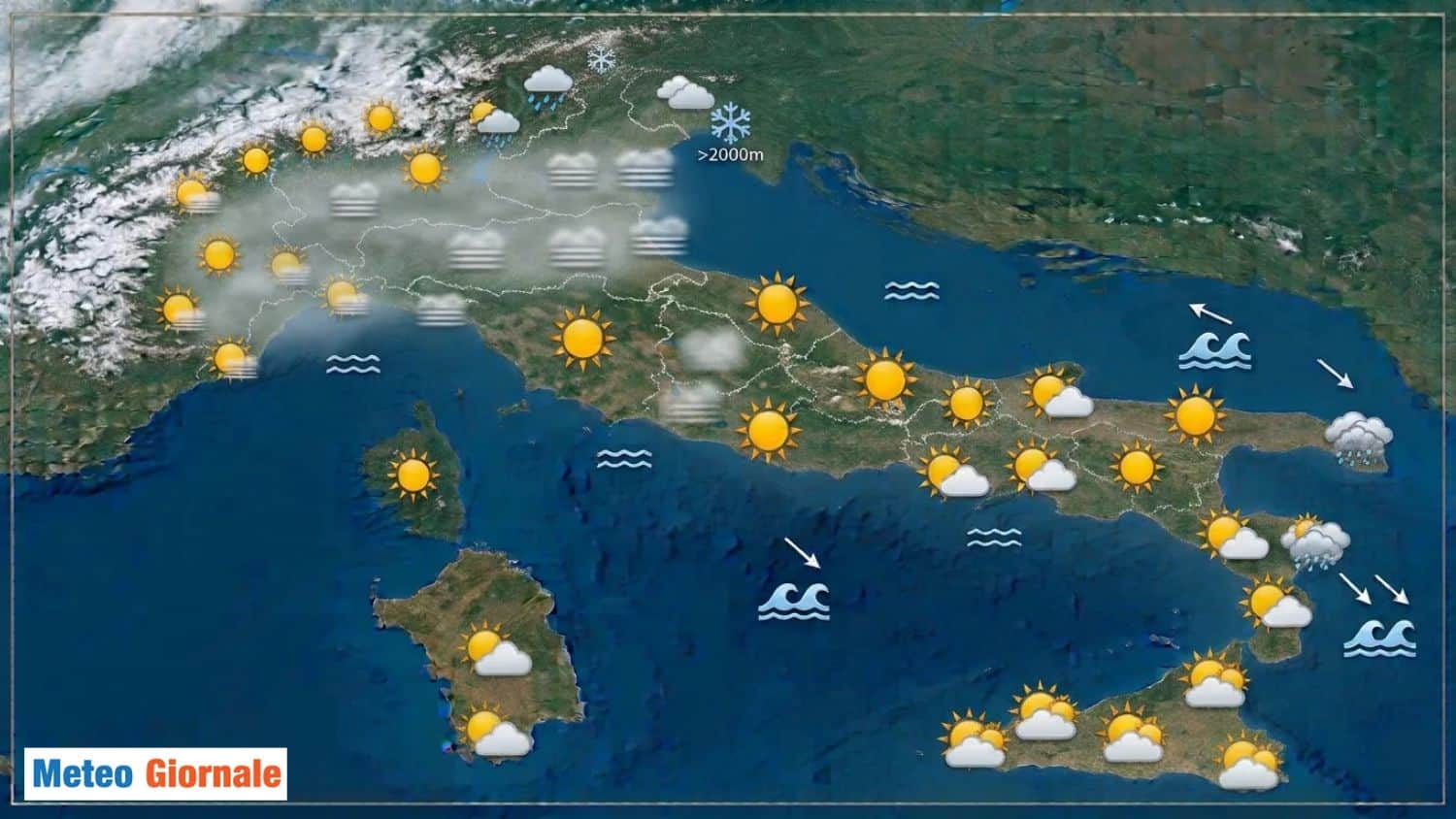Oggi Alta Pressione con il primo guasto al bel tempo 1 Oggi Alta Pressione con il primo guasto al bel tempo