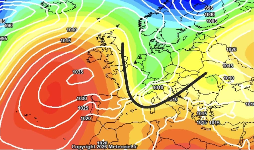 L'Anticiclone dura molto meno del previsto, importanti novità da Venerdì 16 4 Screenshot 20261008 131838 Chrome