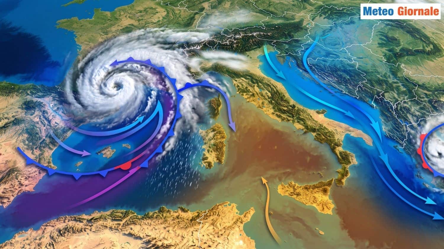 Svolta meteo con la Goccia Fredda po