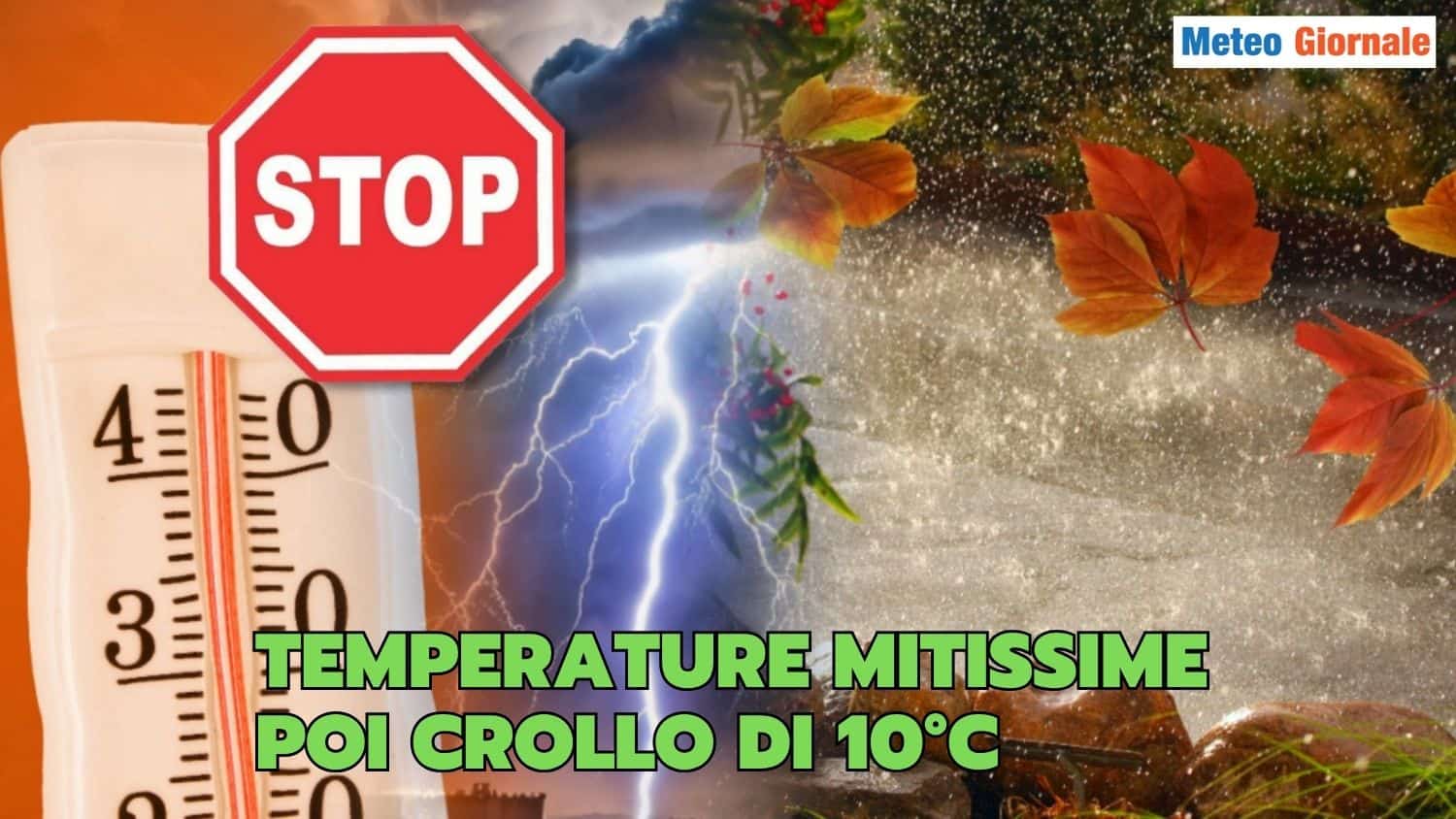 Temperature miti poi crollo anche di oltre 10 gradi ph