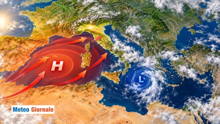alta pressione in rimonta