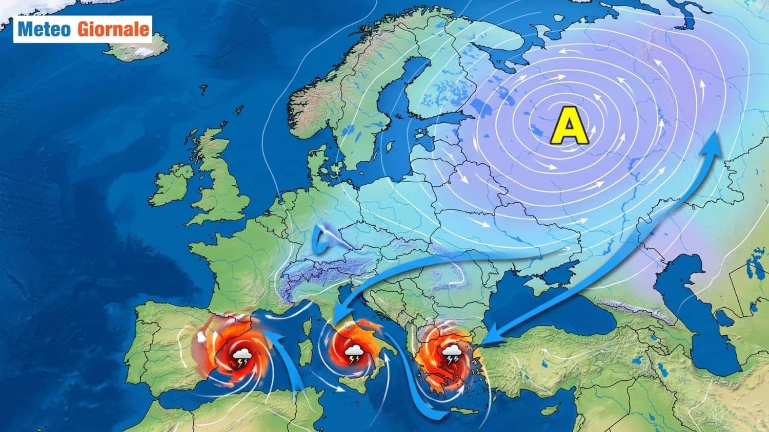 alta pressione russa e inverno rt