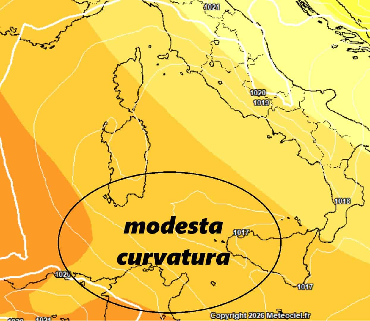 Alta Pressione in rimonta da Martedì, ma con locali rovesci e temporali in due Regioni 2 area