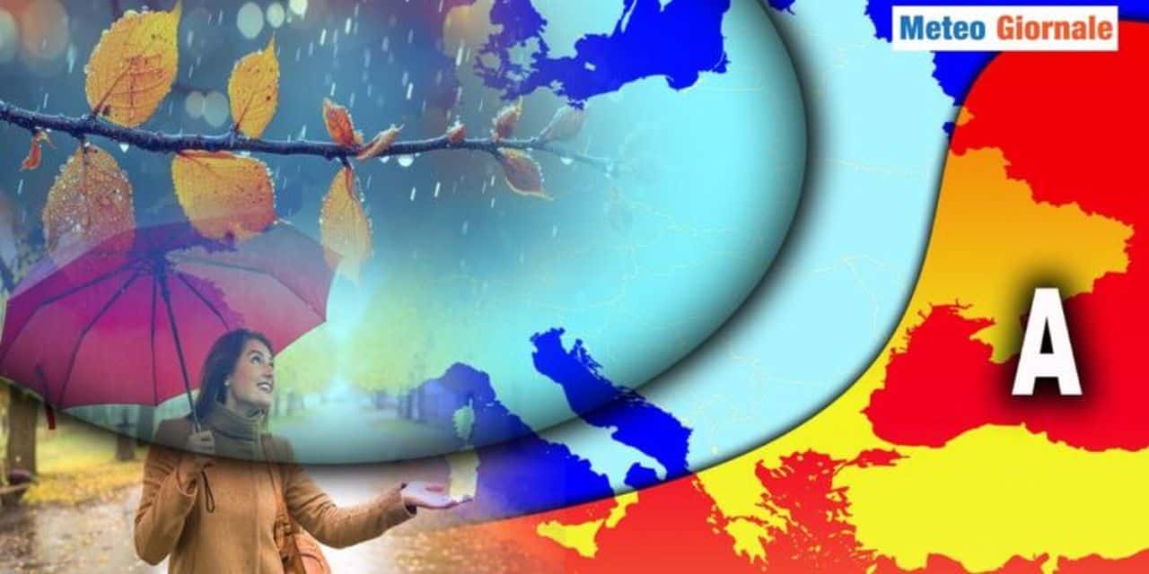 Varie perturbazioni in transito sull'Italia
