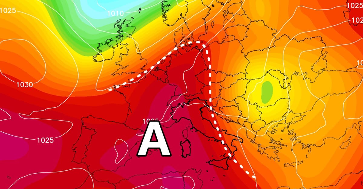 Alta pressione e più caldo su mezza Italia nei prossimi giorni 2 caldo