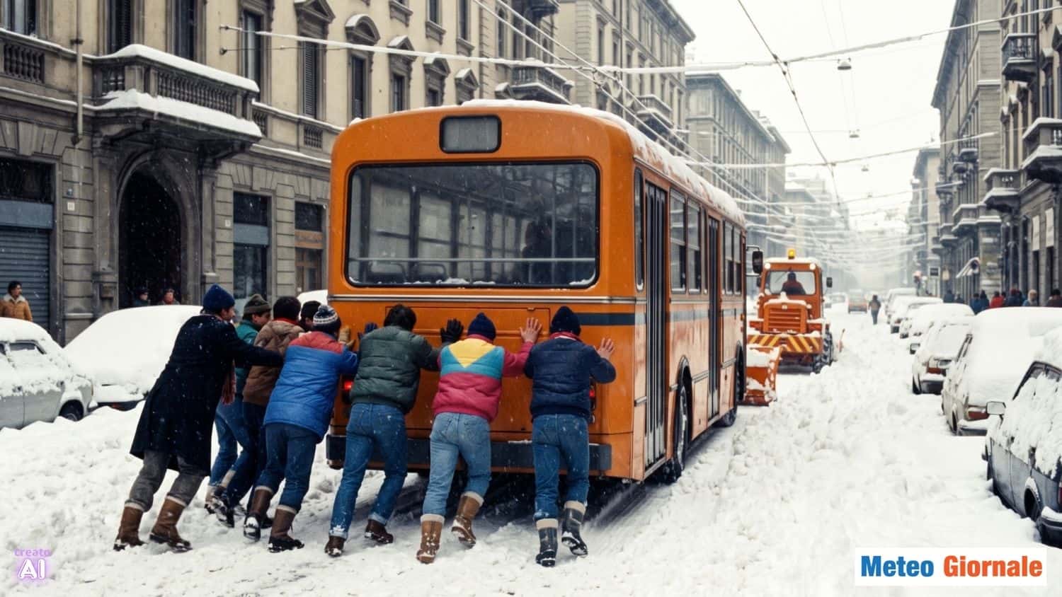 Gennaio 1985, la causa che portò il gelo e la nevicata storica 1 citta paralizzata dalla neve kj